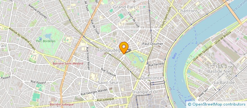 localisation de l'entreprise SCI DE PIERRE BRIGUEIL  MERIGNAC