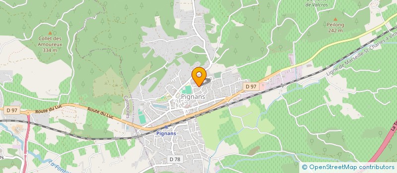 localisation de l'entreprise SCI DE PIGNANS LES MAURES  PIGNANS