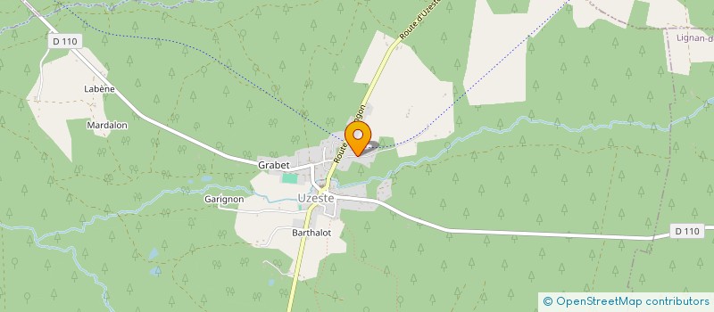 localisation de l'entreprise SCI DE PILET  UZESTE