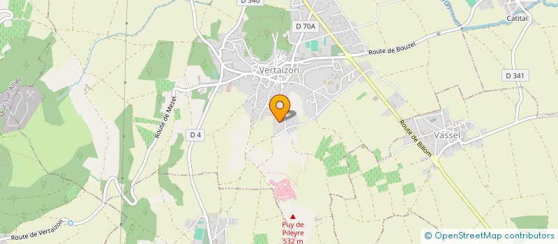 localisation de l'entreprise SCI DE PILEYRE  VERTAIZON