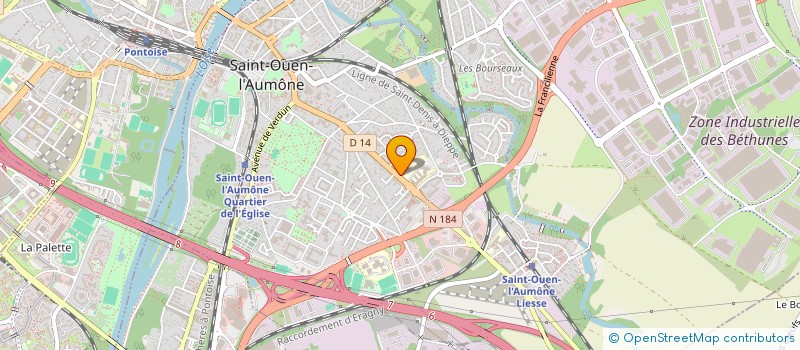 localisation de l'entreprise SCI DE PIMPREZ à SAINT-OUEN-L'AUMONE