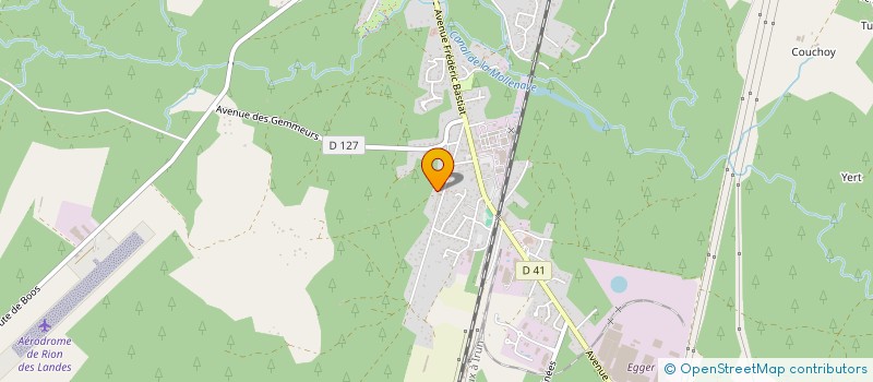 localisation de l'entreprise SCI DE PINACHE  RION-DES-LANDES