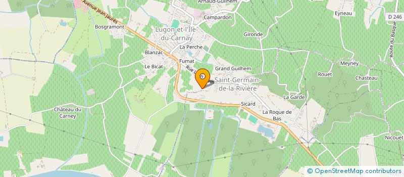 localisation de l'entreprise SCI DE PINPIN  SAINT-GERMAIN-DE-LA-RIVIERE