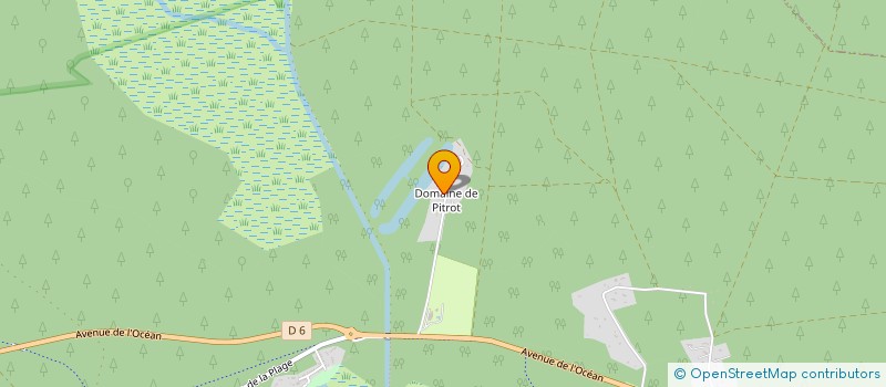 localisation de l'entreprise SCI DE PITROT à LACANAU