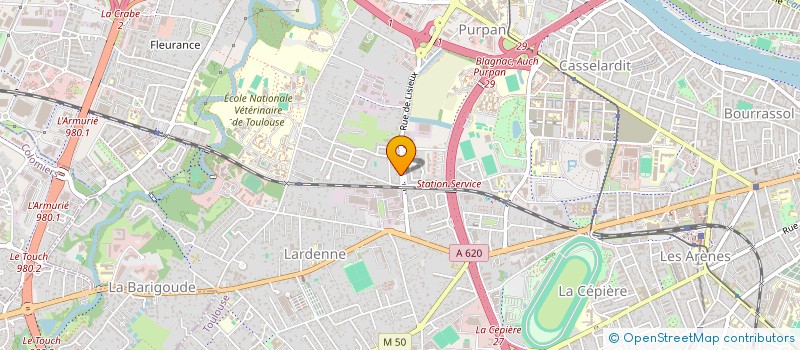 localisation de l'entreprise SCI DE PIZZOL à TOULOUSE