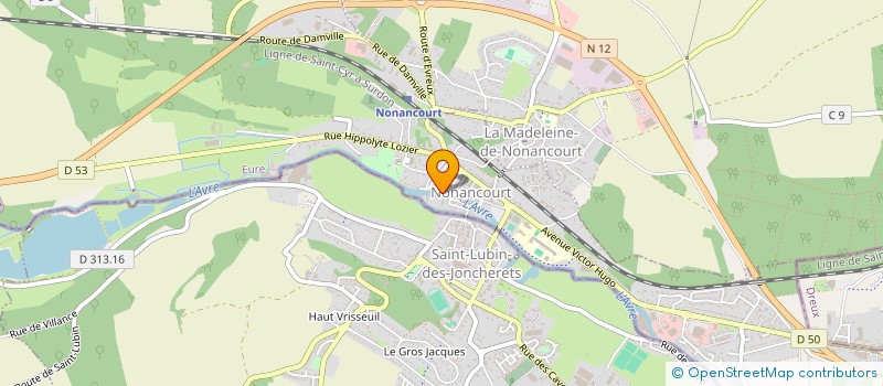 localisation de l'entreprise SCI DE PLACEMENTS FAMILIAUX  NONANCOURT