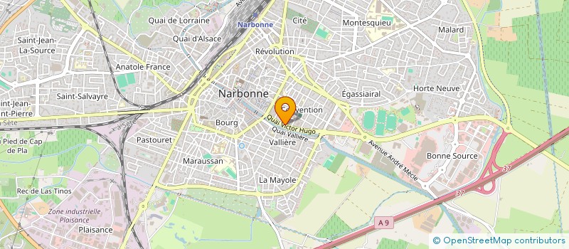 localisation de l'entreprise SCI DE PLAISANCE à NARBONNE