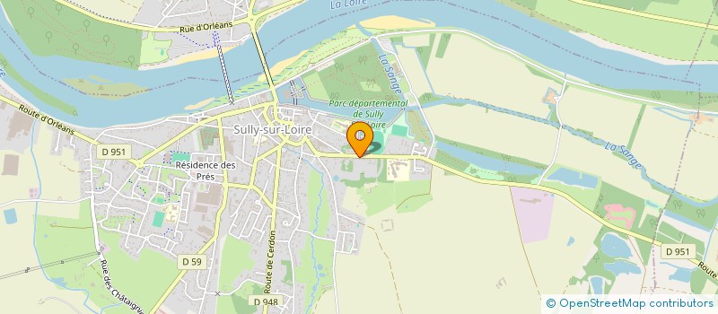 localisation de l'entreprise SCI DE PLAISANCE  SULLY-SUR-LOIRE