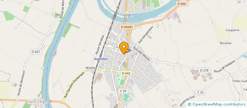 localisation de l'entreprise SCI DE PLAISANCE à AIGUILLON