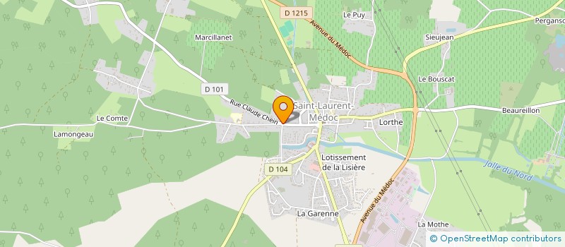 localisation de l'entreprise SCI DE PLAISANCE  SAINT-LAURENT-MEDOC