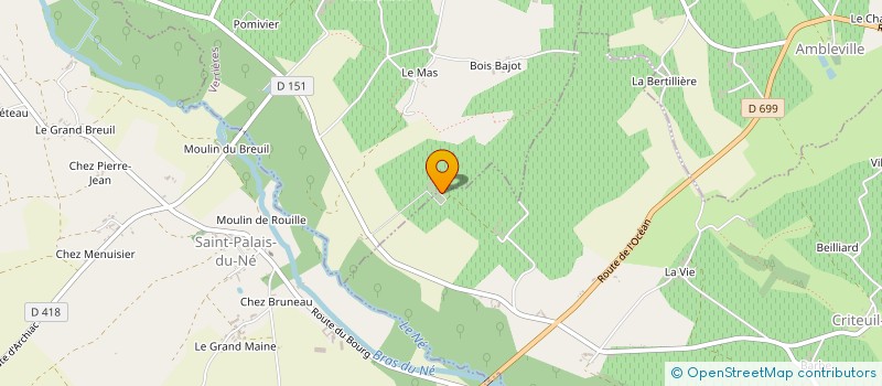 localisation de l'entreprise SCI DE PLASSAC à VERRIERES