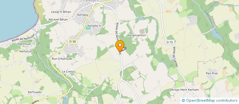 localisation de l'entreprise SCI DE PLASTEVEN  TRELEVERN