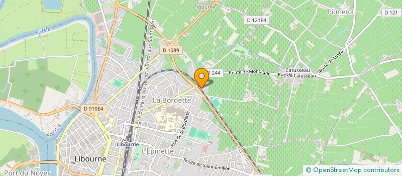localisation de l'entreprise SCI DE PLINCE à LIBOURNE