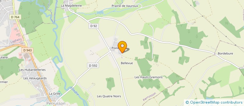 localisation de l'entreprise SCI DE POIRE à PERRUSSON