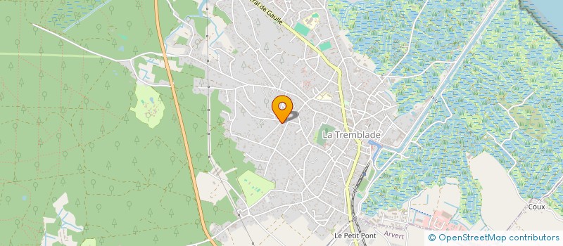 localisation de l'entreprise SCI DE PONT AR PRAT  LA TREMBLADE