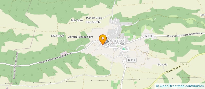 localisation de l'entreprise SCI DE PONT FRAC  RIEZ