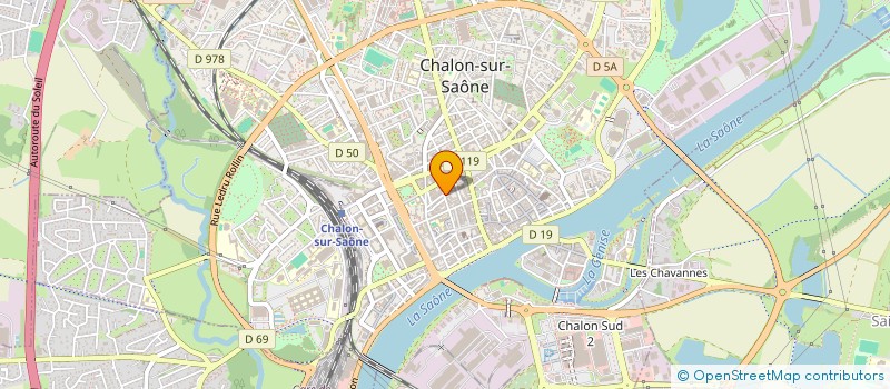 localisation de l'entreprise SCI DE PONT GRAND à CHALON-SUR-SAONE
