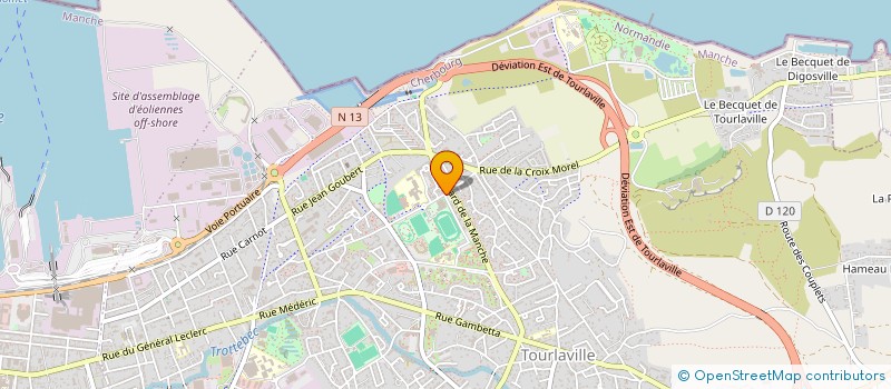 localisation de l'entreprise SCI DE PONT MARAIS à CHERBOURG-EN-COTENTIN