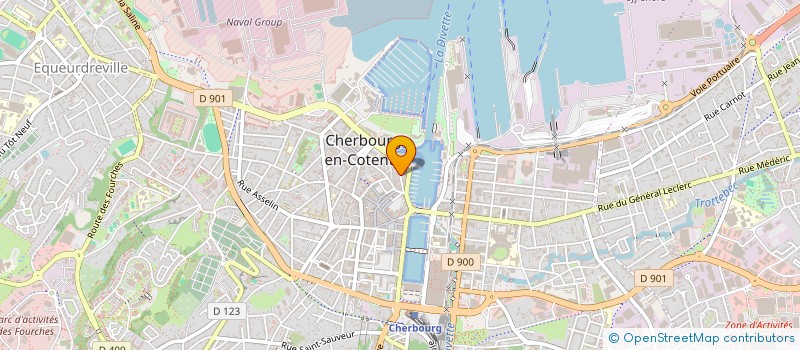 localisation de l'entreprise SCI DE PONT MARAIS à CHERBOURG-EN-COTENTIN