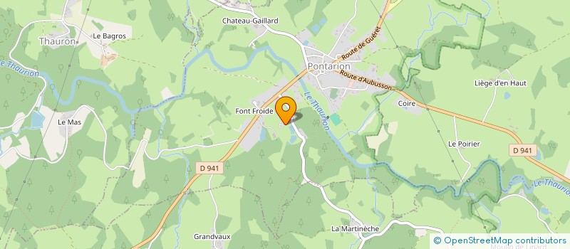 localisation de l'entreprise SCI DE PONTARION  PONTARION