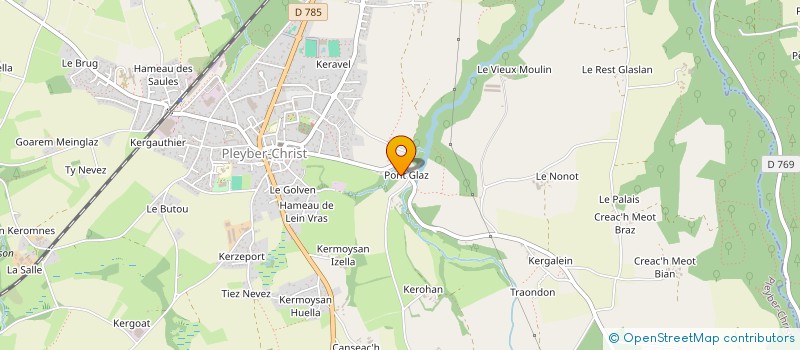 localisation de l'entreprise SCI DE PONTIGOU  GUICLAN