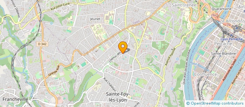 localisation de l'entreprise SCI DE PONTIS  SAINTE-FOY-LES-LYON