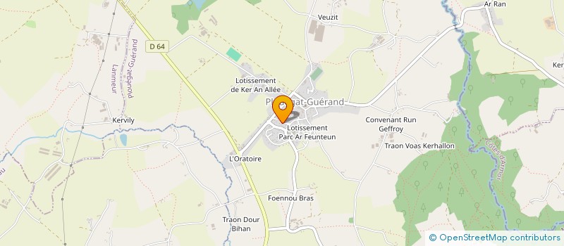 localisation de l'entreprise SCI DE PORS AR PENKER  PLOUEGAT-GUERAND