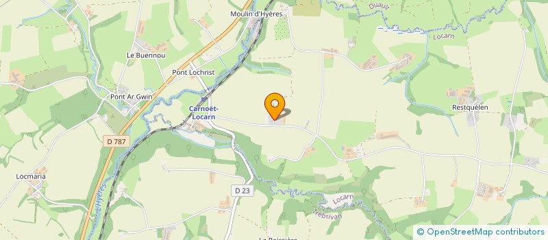 localisation de l'entreprise SCI DE PORS LAN  LOCARN