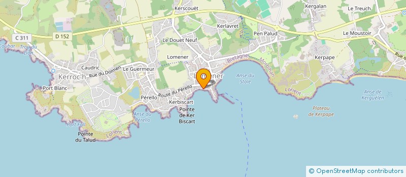 localisation de l'entreprise SCI DE PORT-FONTAINE à PLOEMEUR