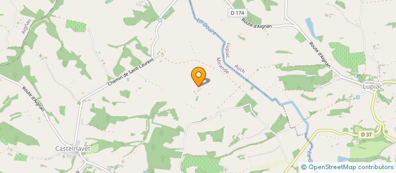 localisation de l'entreprise SCI DE PORTELONG  CASTELNAVET