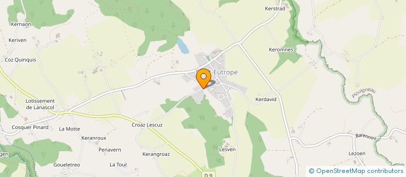 localisation de l'entreprise SCI DE PORZ AN PARK  PLOUGONVEN