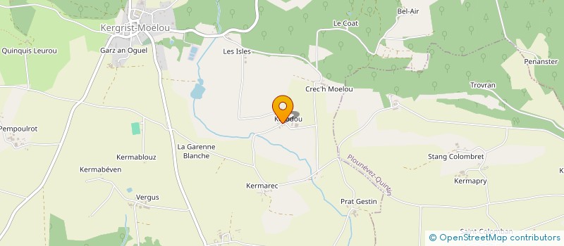 localisation de l'entreprise SCI DE PORZ MOELLOU à KERGRIST-MOELOU