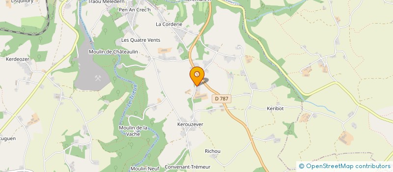 localisation de l'entreprise SCI DE POUL JOLY  SAINT-CLET