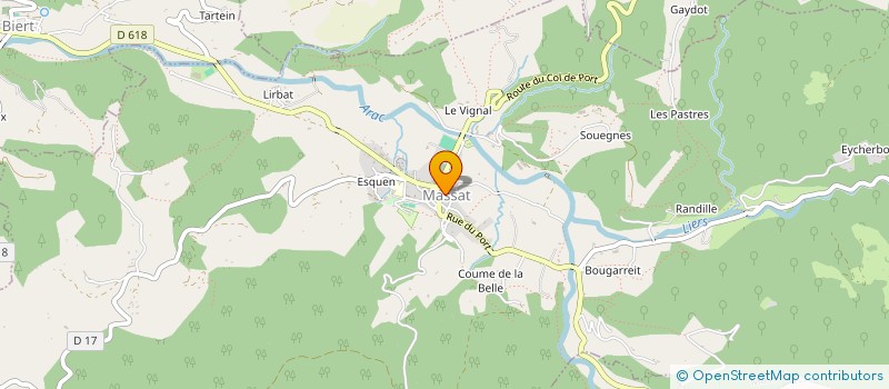 localisation de l'entreprise SCI DE POURCY à MASSAT
