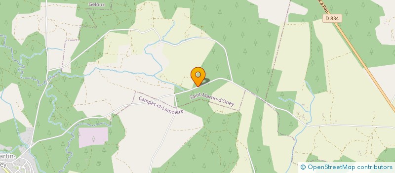 localisation de l'entreprise SCI DE POUY BLANC  SAINT-MARTIN-D'ONEY