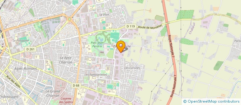 localisation de l'entreprise SCI DE PRALIN à VALENCE