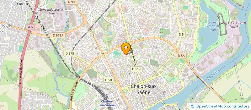 localisation de l'entreprise SCI DE PRAT MILLET à CHALON-SUR-SAONE