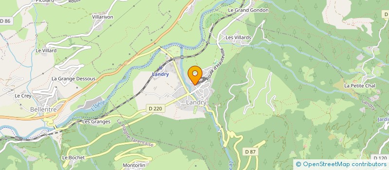 localisation de l'entreprise SCI DE PRAZ PELLIER  LANDRY