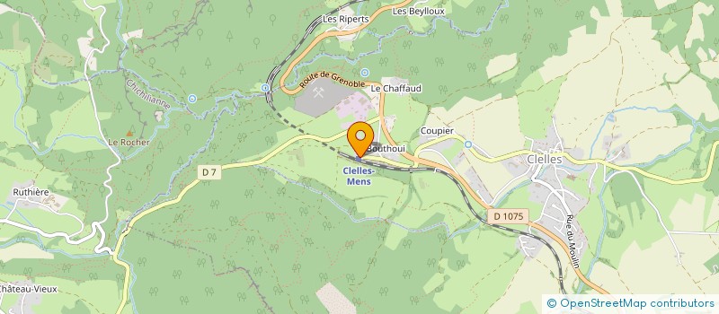 localisation de l'entreprise SCI DE PRE LONG  CLELLES