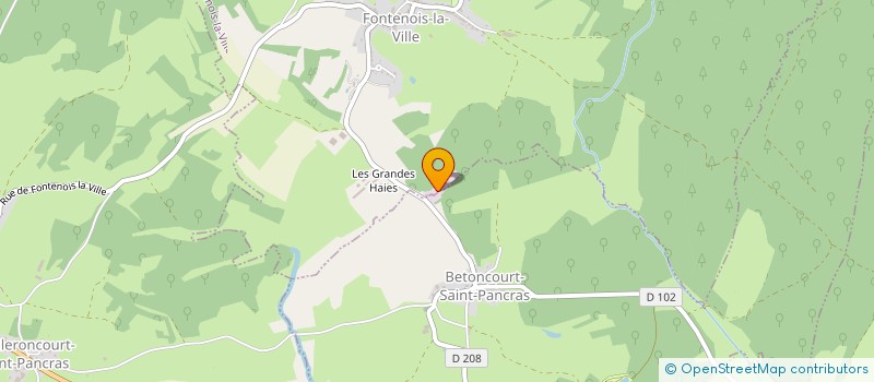 localisation de l'entreprise SCI DE PRELLE  VAUVILLERS