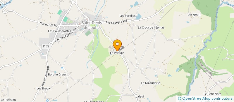 localisation de l'entreprise SCI DE PRESLE à MERS-SUR-INDRE