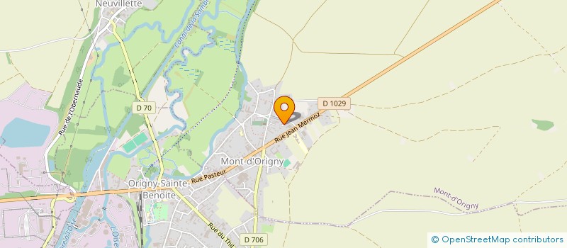 localisation de l'entreprise SCI DE PRESLE  MONT-D'ORIGNY