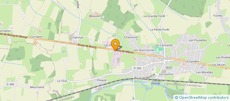 localisation de l'entreprise SCI DE PRESLES à POLLIAT