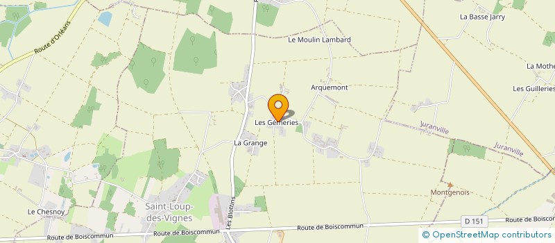 localisation de l'entreprise SCI DE PRESLES à AUXY