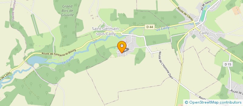 localisation de l'entreprise SCI DE PREVILLE  SAINT-GERMAIN-SOUS-CAILLY