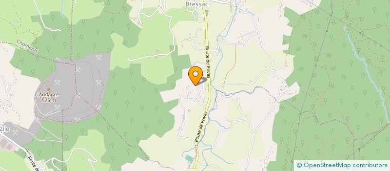 localisation de l'entreprise SCI DE PRIVAS LE LAC  BAIX