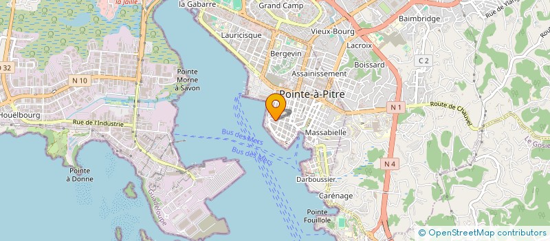 localisation de l'entreprise SCI DE PROMOTION IMMOBILIERE LAS ALIZES à POINTE A PITRE