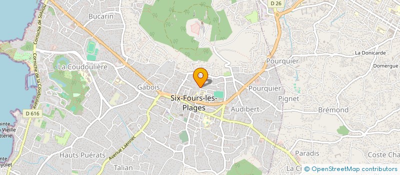 localisation de l'entreprise SCI DE PRONY à SIX-FOURS-LES-PLAGES