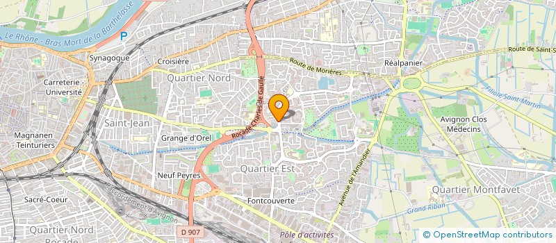 localisation de l'entreprise SCI DE PROVENCE  AVIGNON