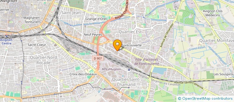 localisation de l'entreprise SCI DE PROVENCE  AVIGNON